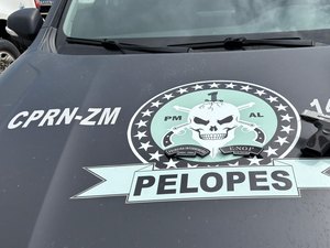 Polícia apreende pistola no carro de homem em Novo Lino