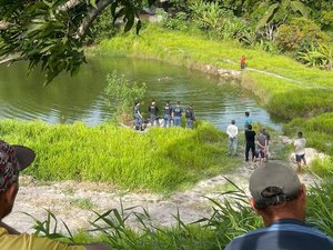 Mulher que se afogava junto com companheiro em açude é salva por adolescentes em Campo Alegre