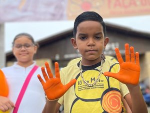 Caminhada contra abuso sexual infantil marca o encerramento das ações do Maio Laranja em Traipu