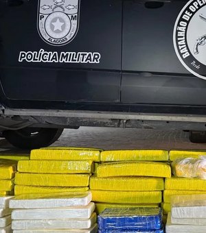 Operação em AL e SE prende dois homens e apreende mais de 100 kg de drogas