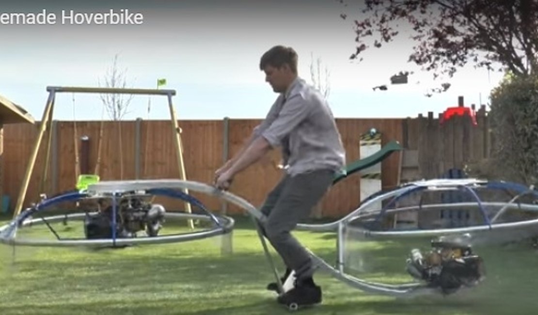 Hoverbike completamente funcional é construída por YouTuber