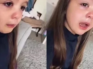 Vídeo: menina chora ao descobrir que não é princesa: “Precisarei lavar louça”