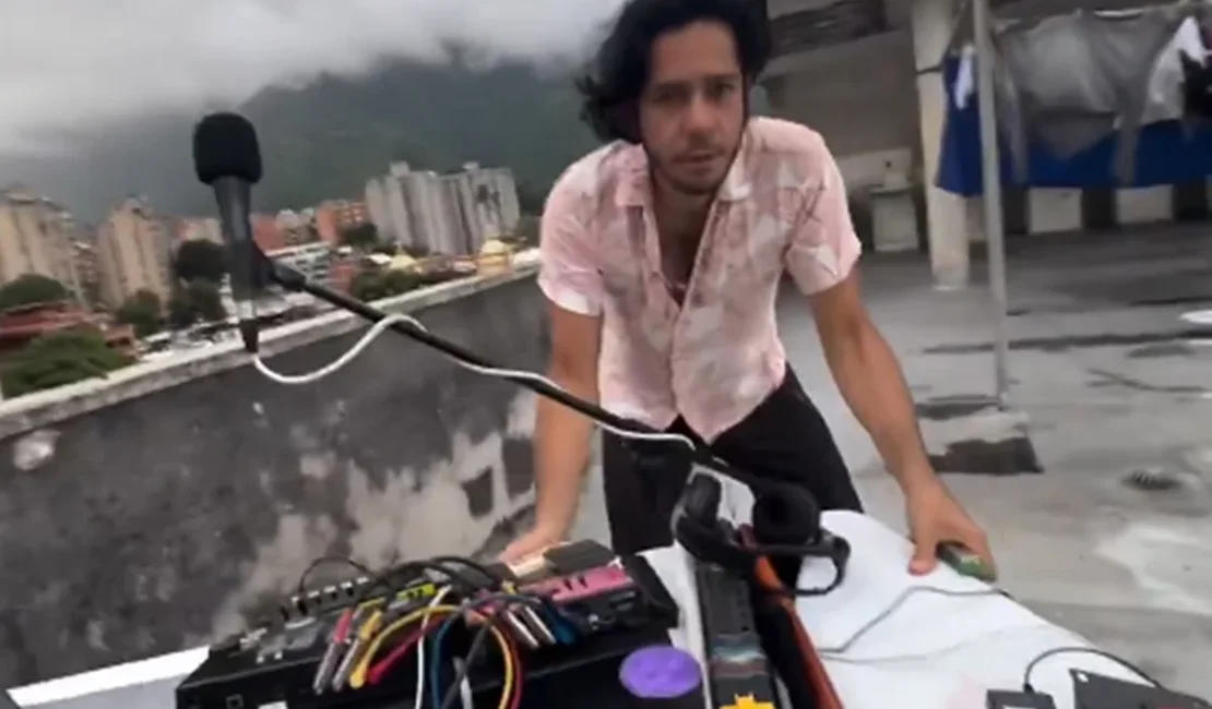 Músico capta momento exato do terremoto na Venezuela em vídeo