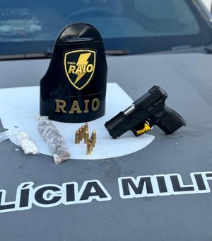 Polícia Militar apreende armas, munições e drogas na capital