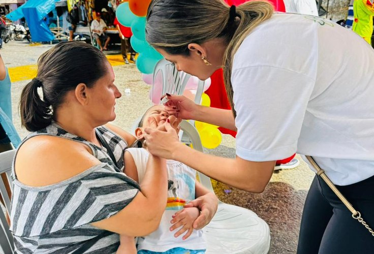 Vacinação contra a poliomielite supera expectativa em Messias