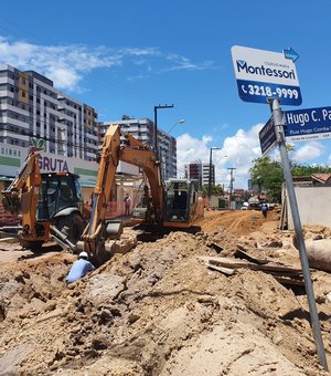 Infraestrutura e Sanema atuam para resolver problema de drenagem na Rua Hugo Corrêa Paes