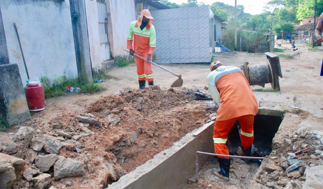 Mais de 15 bairros receberam ações para manter rede de drenagem em funcionamento