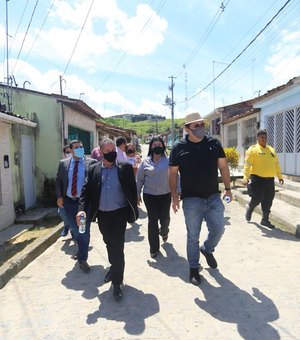 Promotor e procurador-geral de Justiça vistoriam obras em Rio Largo