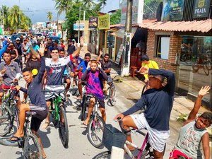 Pedalada da Juventude faz sucesso em Maragogi