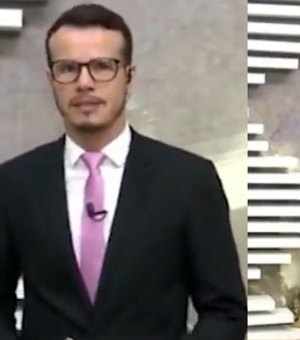 [Vídeo ] Apresentador do SBT desmaia ao vivo durante jornal; emissora revela estado do jornalista