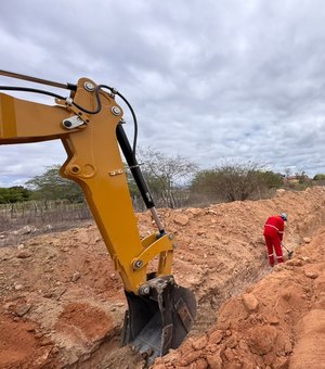 Obras de saneamento avançam no povoado São José, em Delmiro Gouveia