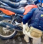 Polícia Rodoviária Federal prende homem por receptar e adulterar motocicleta em Santana do Ipanema