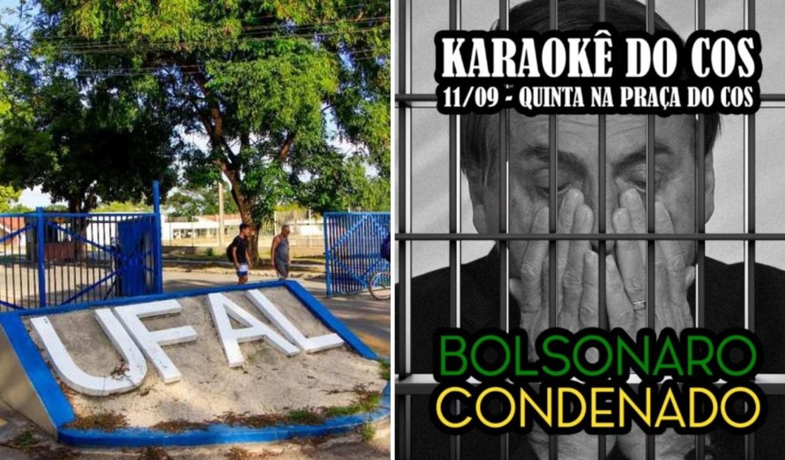 Com aulas canceladas, alunos da Ufal promovem karaokê para comemorar condenação de Bolsonaro