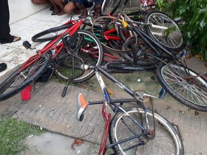 Adolescentes mantinham desmanche de bicicletas em Luziápolis