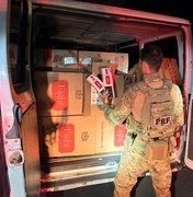 Polícia apreende carga de 500 mil cigarros contrabandeados no município de Rio Largo