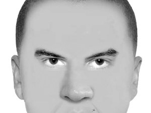 A Polícia Civil divulga retrato falado de homem suspeito de estupro