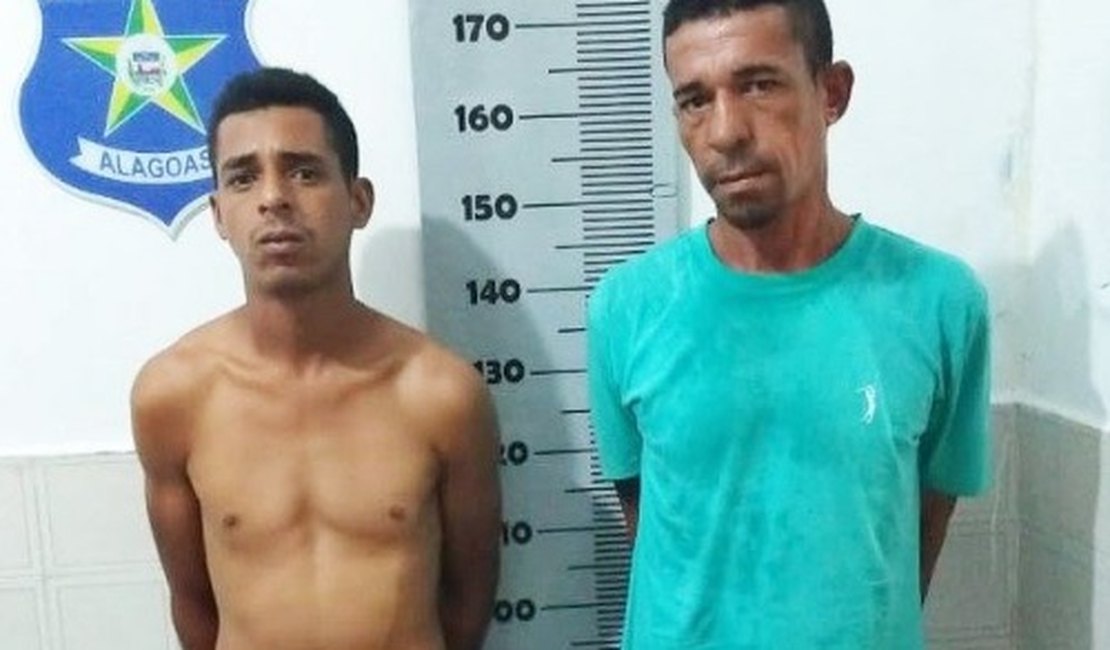 Suspeitos de estuprar idosa são presos em Delmiro Gouveia