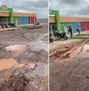 [Vídeo] Moradores denunciam más condições de acesso a creche em Taquarana