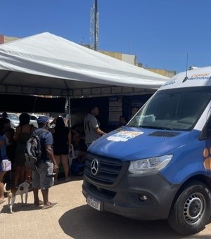 Castramóvel oferece 150 vagas para castração de cães e gatos no Flexal