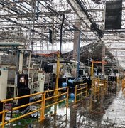 Tempestade destelha fábrica da Toyota em Porto Feliz e causa transtornos na região