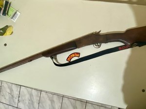 Polícia apreende espingarda em Colônia Leopoldina