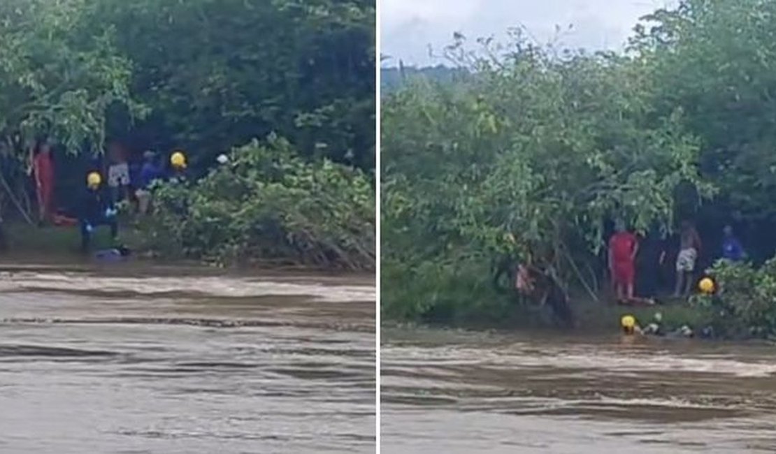 Corpo de jovem é encontrado no rio Mundaú três dias após seu desaparecimento