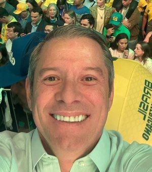 Cabo Bebeto participa do lançamento da candidatura de Flávio Bolsonaro