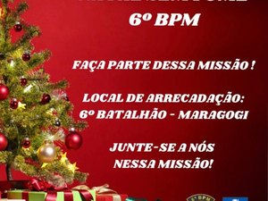 6º Batalhão da PM inicia Natal Sem Fome em Maragogi