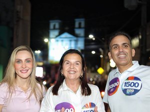 Renato Filho e Fátima Canuto mobilizam Pilar em grande carreata da campanha