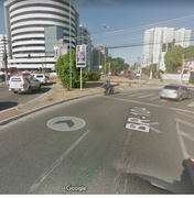 Semáforos intermitentes em viaduto causam transtornos a pedestres no Farol em Maceió