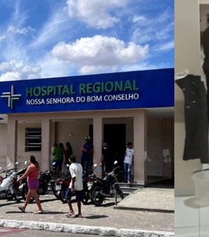 Pacientes relatam falta de leitos e infiltrações no Hospital Regional de Arapiraca
