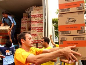 Força-tarefa arrecada mais de 4 toneladas de donativos para nove municípios de AL