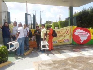 Greve em unidade da pretrobrás no Pilar atinge 100% do pessoal