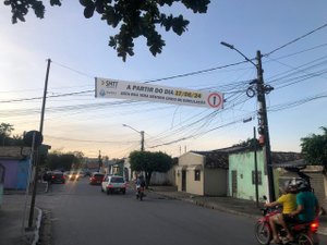 SMTT realiza mudança no trânsito para melhorar tráfego no bairro Caititus