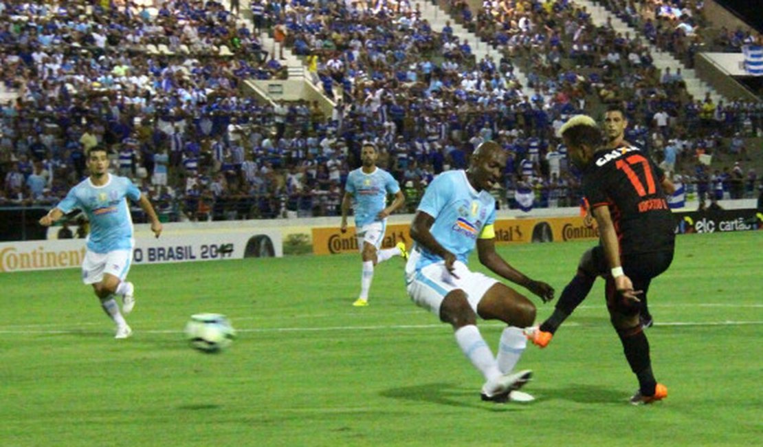 No Rei Pelé, CSA é goleado pelo Sport e deixa a Copa do Brasil 