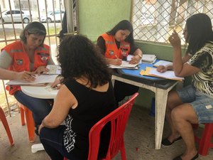 Defesa Civil cadastra famílias do bairro do Pinheiro afetadas com as rachaduras