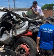 Polícia Científica faz perícia complementar em veículos de acidente fatal na Rota do Mar