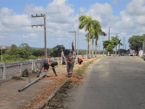 Orla de Penedo terá iluminação com LED, rede de fios embutida e nova calçada