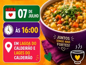Prefeitura de Palmeira dos Índios realiza “Sopão do Povo” nesta terça-feira (7)