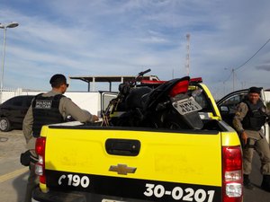 Polícia recupera motocicleta em Girau do Ponciano