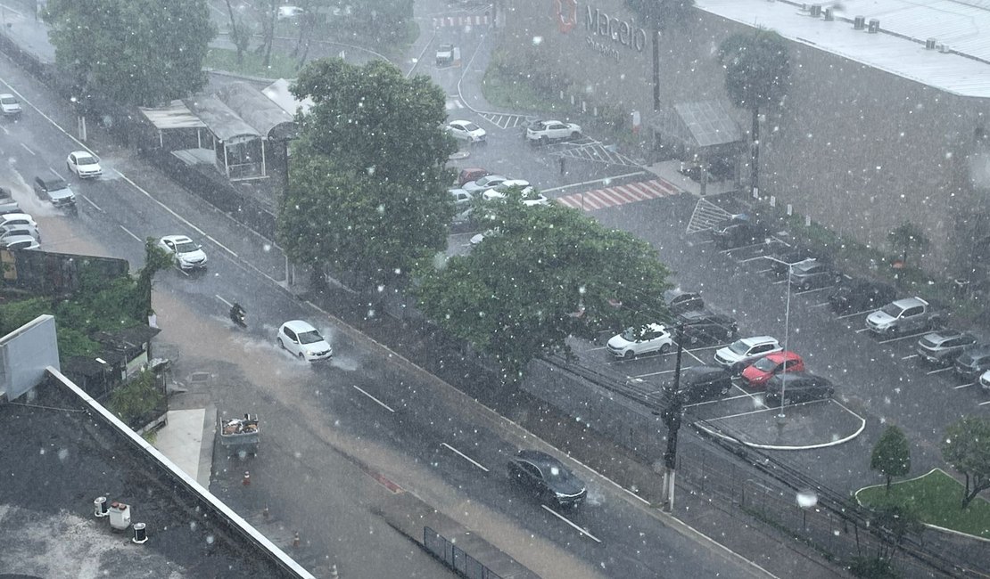 Inmet estende alerta de chuvas mais intensas para Maceió e outros 58 municípios de AL