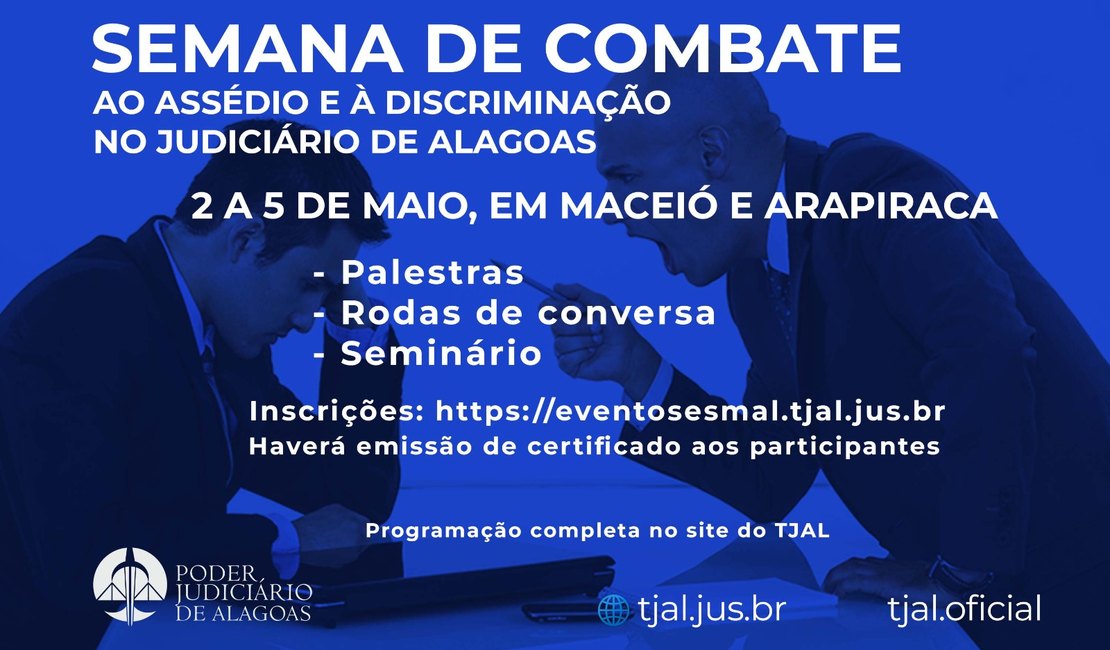 TJAL promove roda de conversa sobre saúde mental e assédio moral no Fórum de Arapiraca