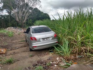 BPRv  recupera veículo abandonado em canavial na AL-105