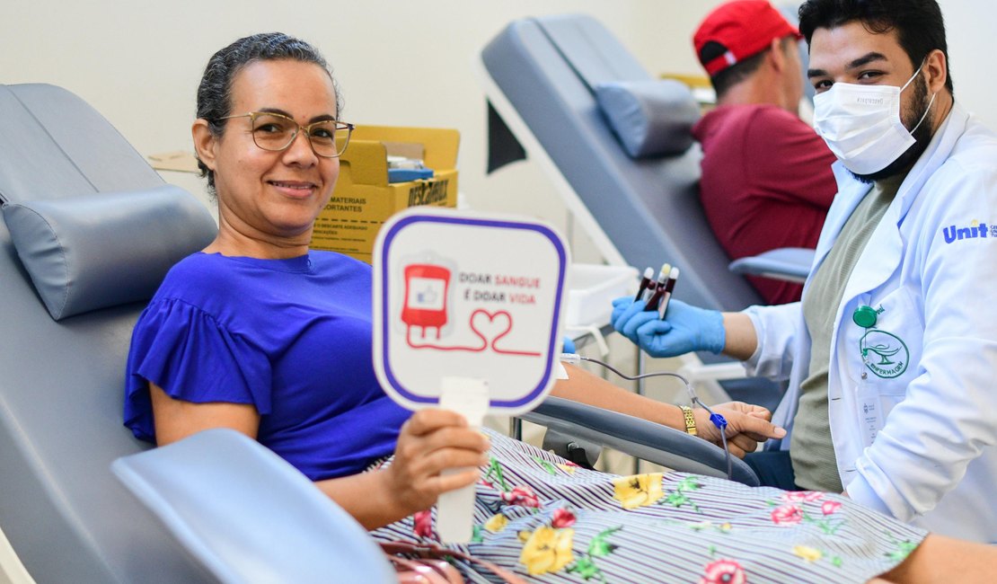 Hemoal leva equipe itinerante para coletar sangue em Coruripe, nesta quinta-feira