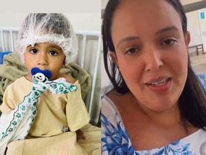 Criança diagnosticada com leucemia precisa de doação de sangue e plaquetas em Maceió