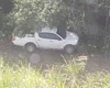 Helicóptero localiza caminhonete roubada abandonada em canavial de Rio Largo