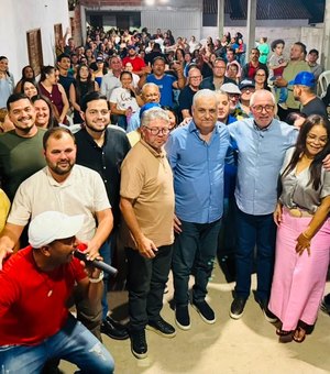 Alfredo Gaspar amplia base política e recebe apoio em Chã Preta ao Senado