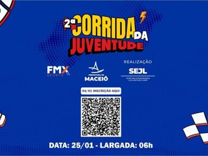 Prefeitura de Maceió realiza 2ª Corrida da Juventude no dia 25 de janeiro