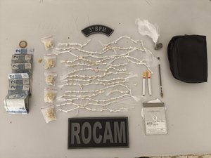 Homem é preso com mais de 200 pedras de crack e maconha em Arapiraca