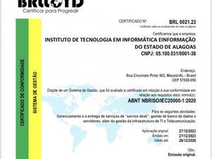 ITEC é o primeiro órgão público das américas a conquistar certificação ISO 20000-1